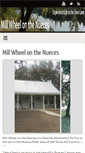 Mobile Screenshot of millwheelonthenueces.com